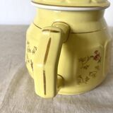 Old flowered teapot
