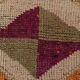 Soft Orange Vintage Wool Runner Rug For Kitchen, 74x307 Cm