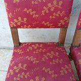 Paire de chaises Louis XIII en noyer