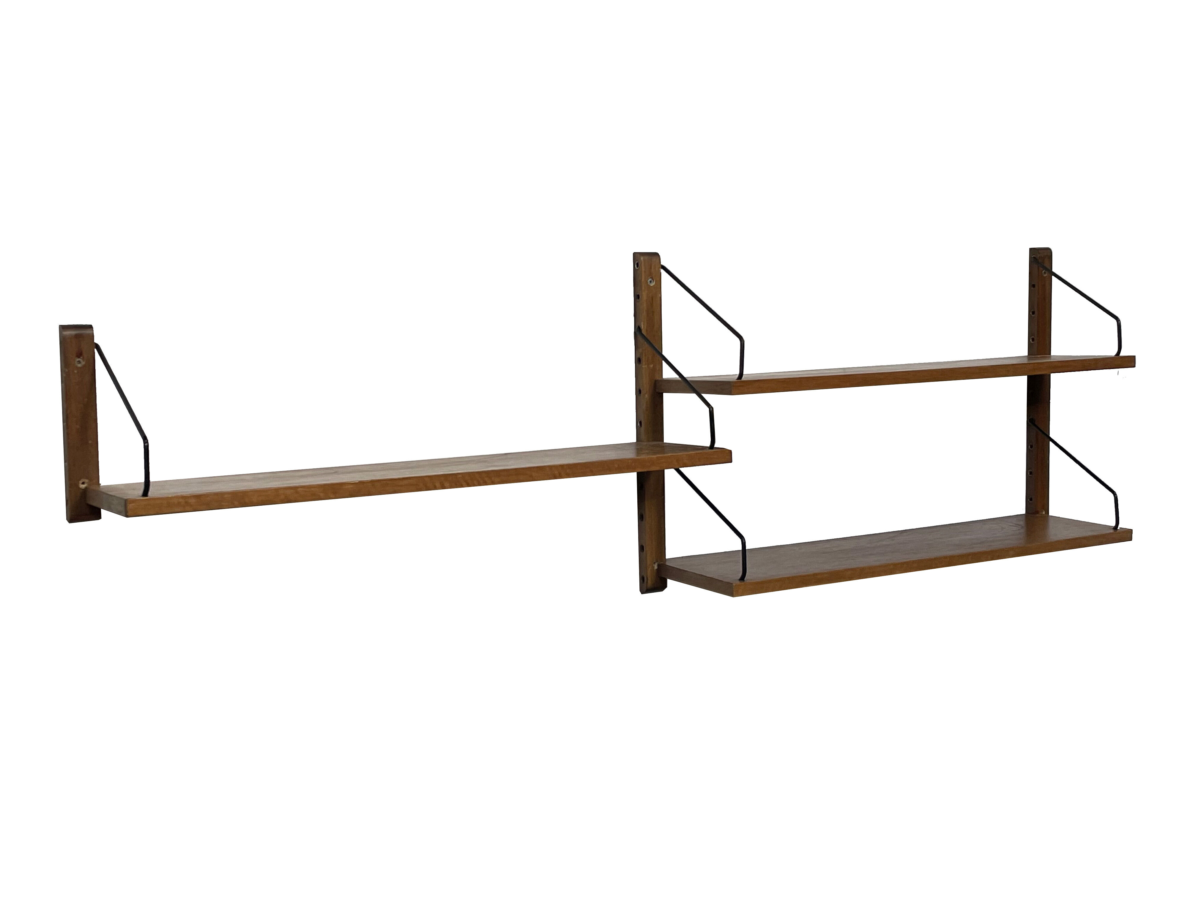 Vintage wall unit Poul Cadovius Danish design compact