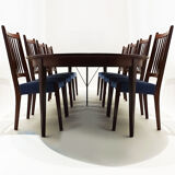 Ensemble table et 10 sièges danoises Arne Hovmand Olsen