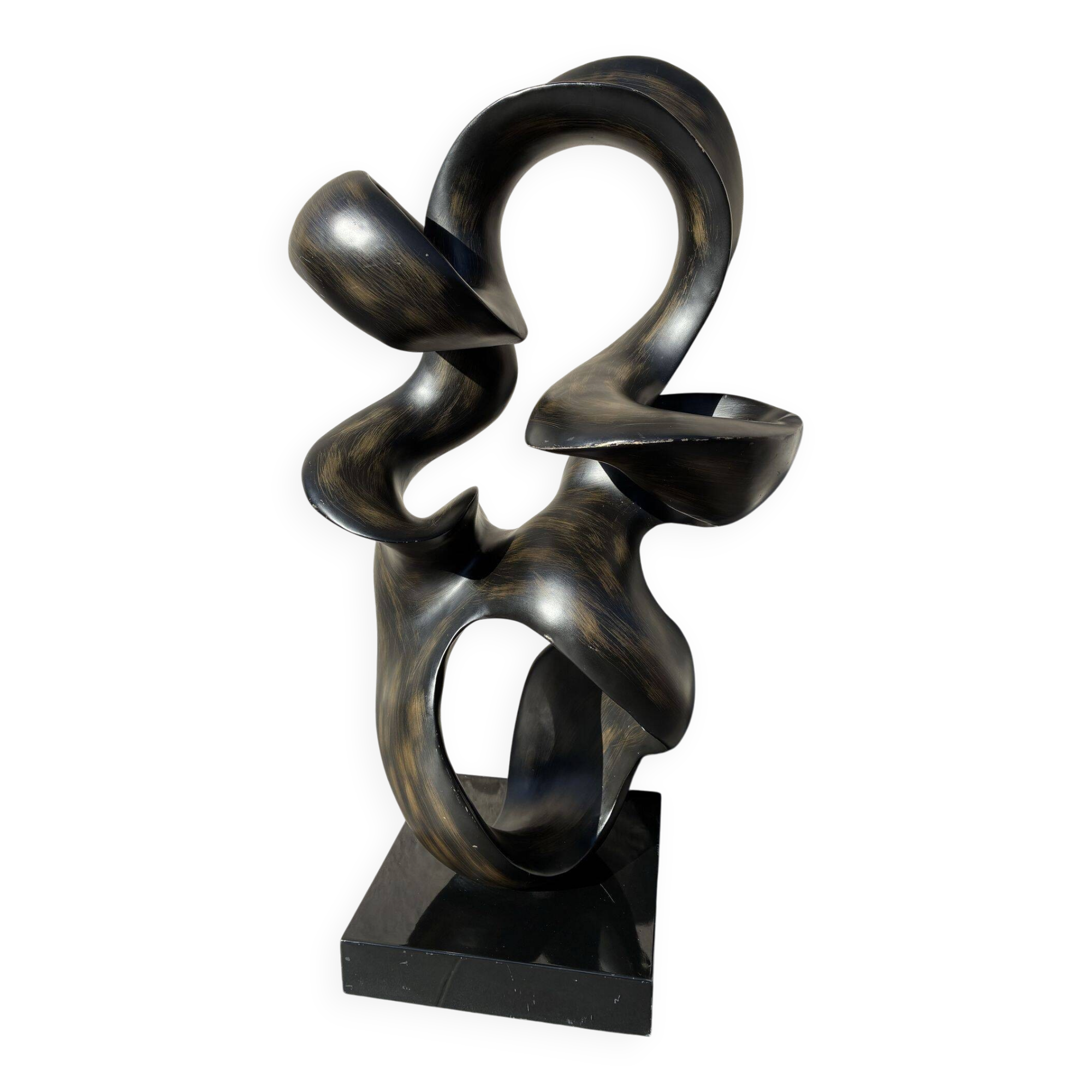 Large abstract resin sculpture, 1990s