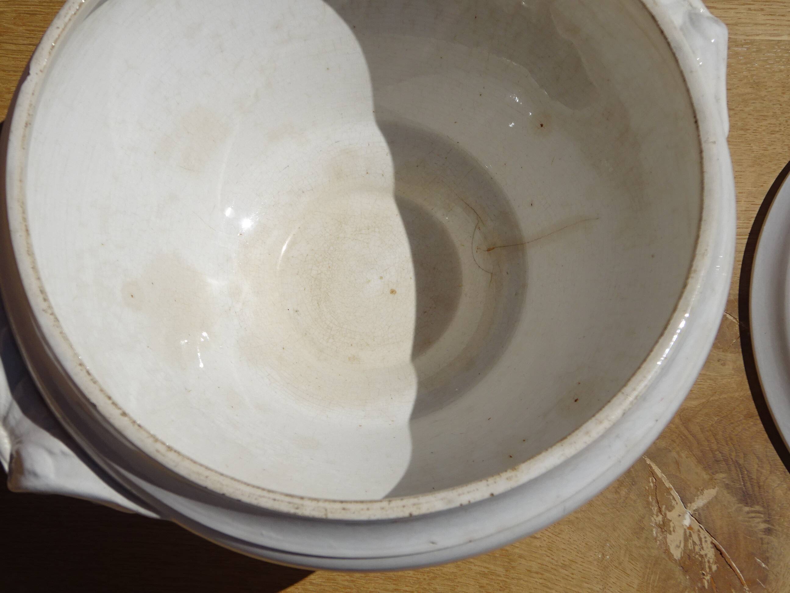 Old soup tureen, Digoin/Sarreguemines