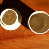 Vintage butter dish in Berry stoneware