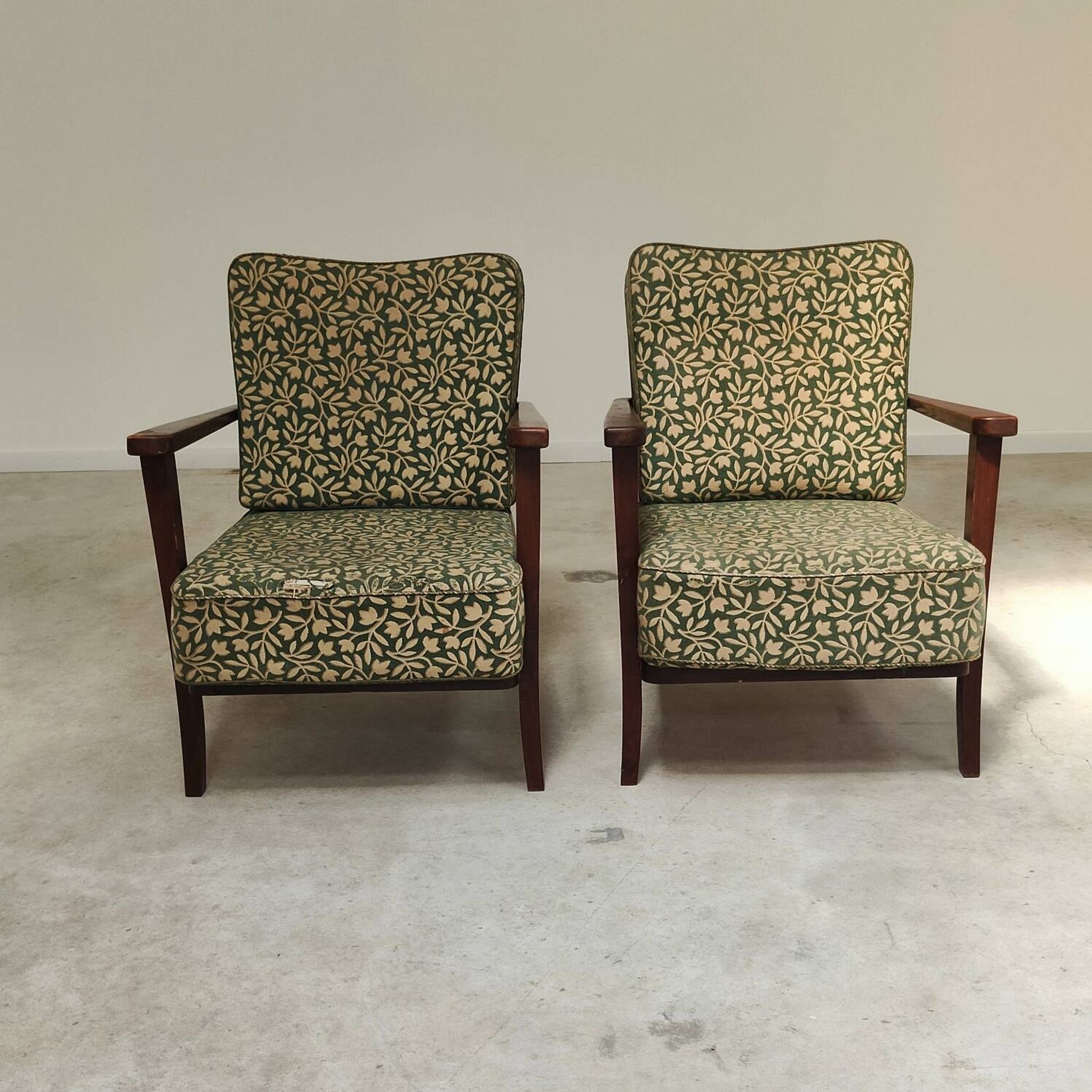 Paire de fauteuils art déco Ziara pravenec