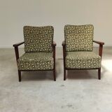 Paire de fauteuils art déco Ziara pravenec