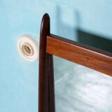 Scandinavian teak mirror from the 1960s.