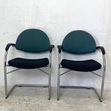 Set of 6 Onda chairs edition VITRA Design Mario Bellini