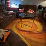 Van Der Rohe Italy Bauhaus' MR coffee table, occasional glass/chromed steel