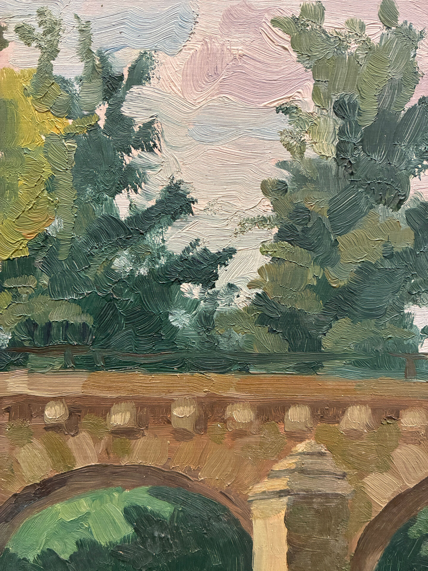 Landscape signed Dupont 20th century