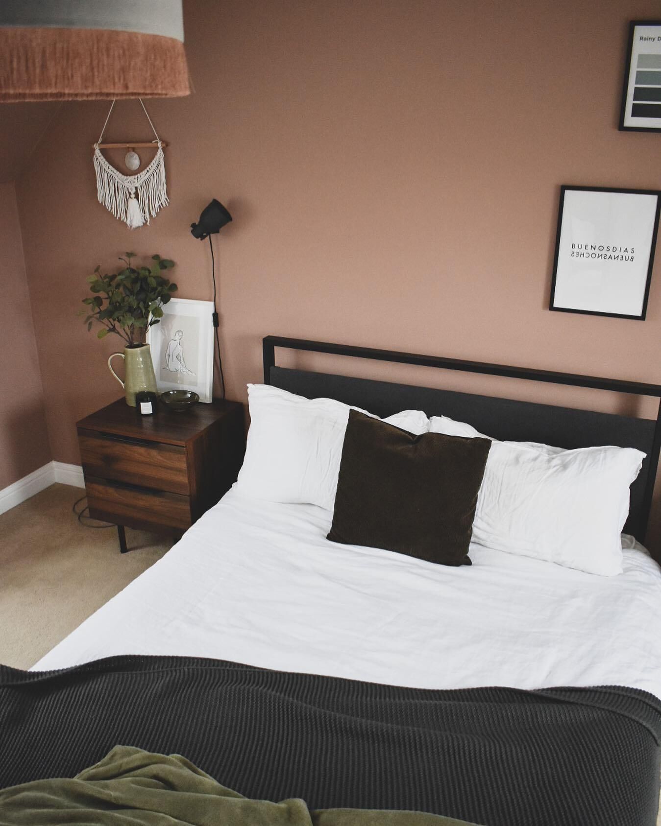 Pair of wooden nightstands