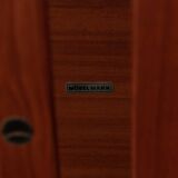 Table basse en teck danois par Grete Jalk avec cadre à lattes, années 1960.