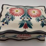HB Quimper / Hand-decorated ceramic box
