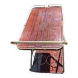 old serving trolley / cart / table on wheels / vintage