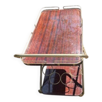 ancienne desserte / chariot / table à roulette / vintage