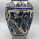 Vase poterie vintage en terre cuite vernissée de korond