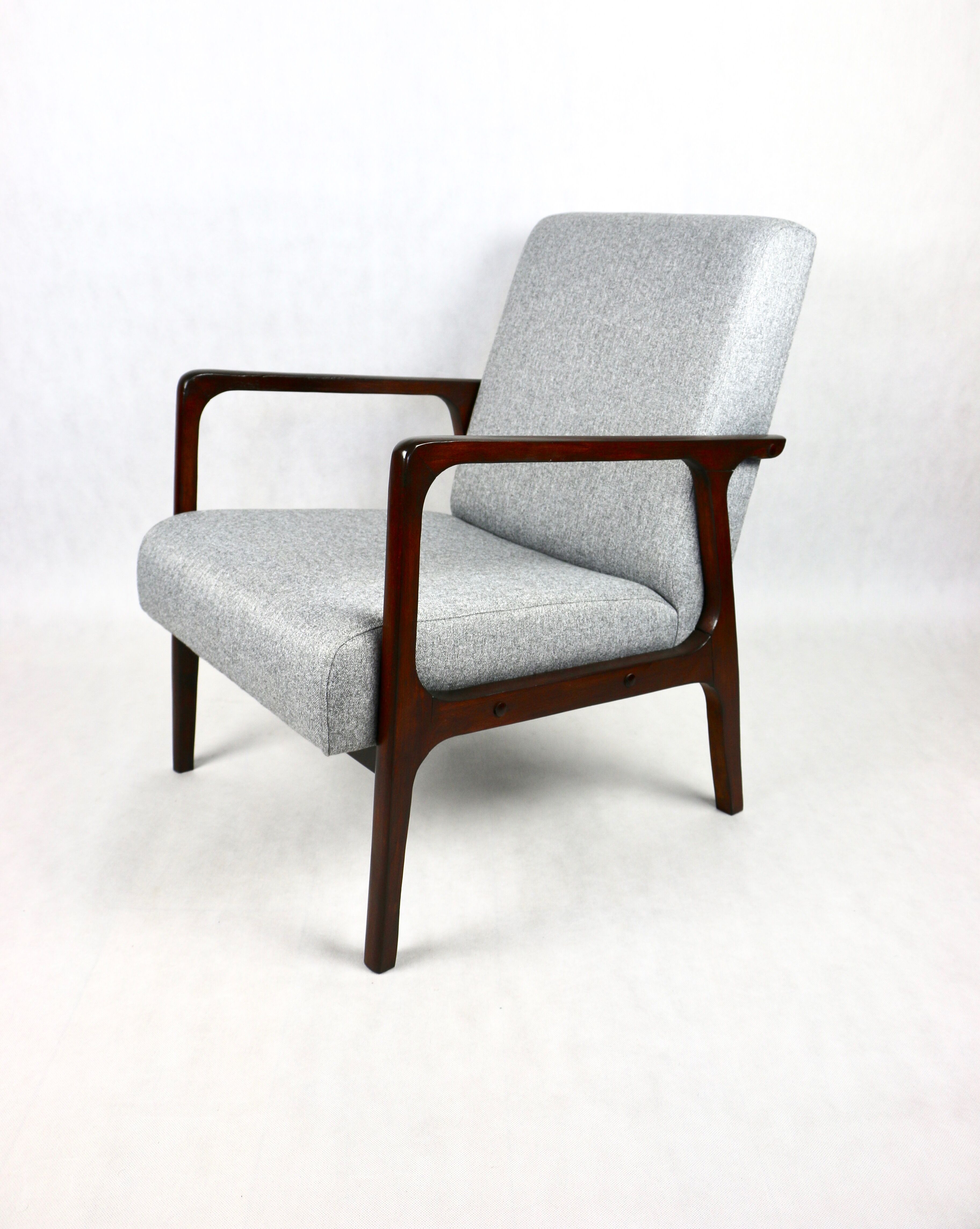 Fauteuil gris, années 1970
