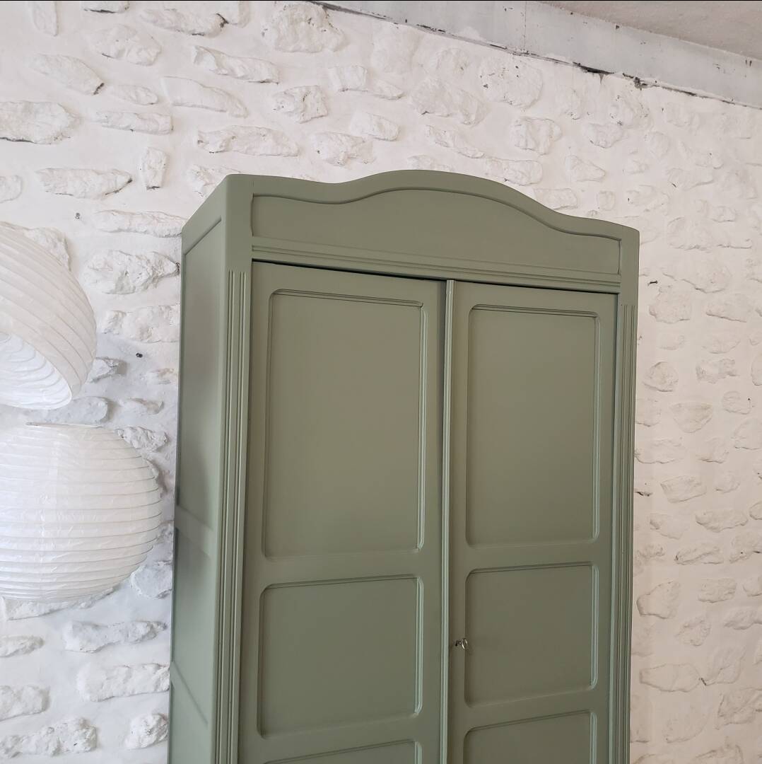 Olive green wardrobe