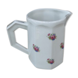 Pitcher Pillivuyt Mehun france ceramic patterns florets