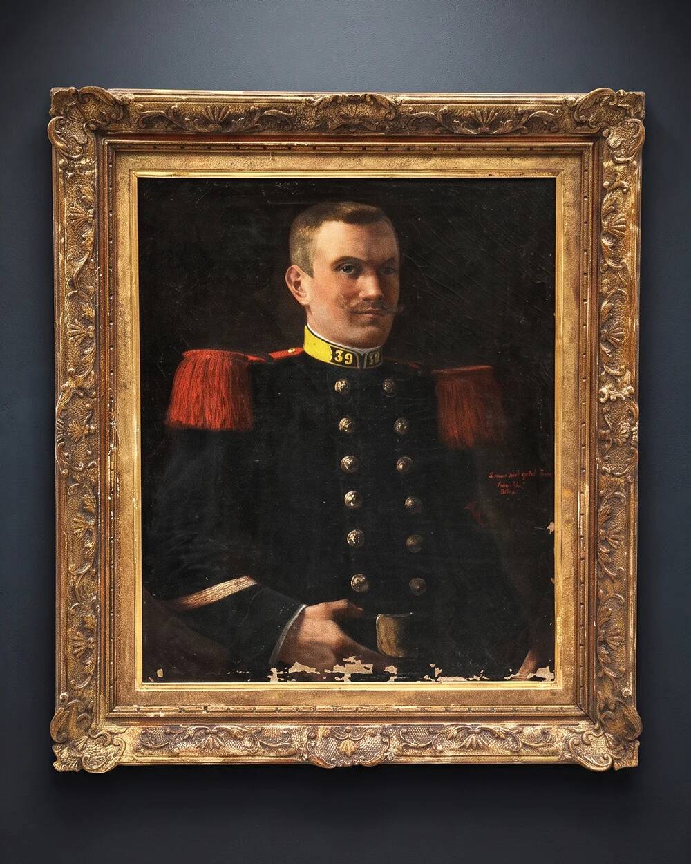 Portrait d’un jeune soldat français, 1900