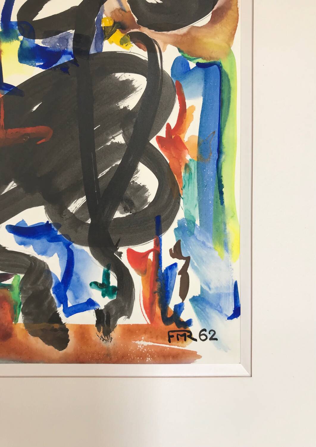 René marie 1890-1973. watercolor and ink, 1962.