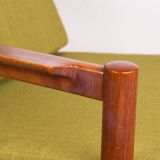 Pair of Danish Teak and fabric armchairs by Børge Jensen & Sønner 1960.