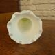 Grand vase opaline fleuri vintage