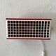 Simple red metal wall light from the AGE, 1970s, Germany.