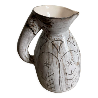 Vintage ceramic pitcher
