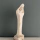 Virgin and child plaster sculpture
