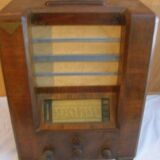 Ancienne radio TSF Elecradio, avec son antenne  année 1930  110/240V