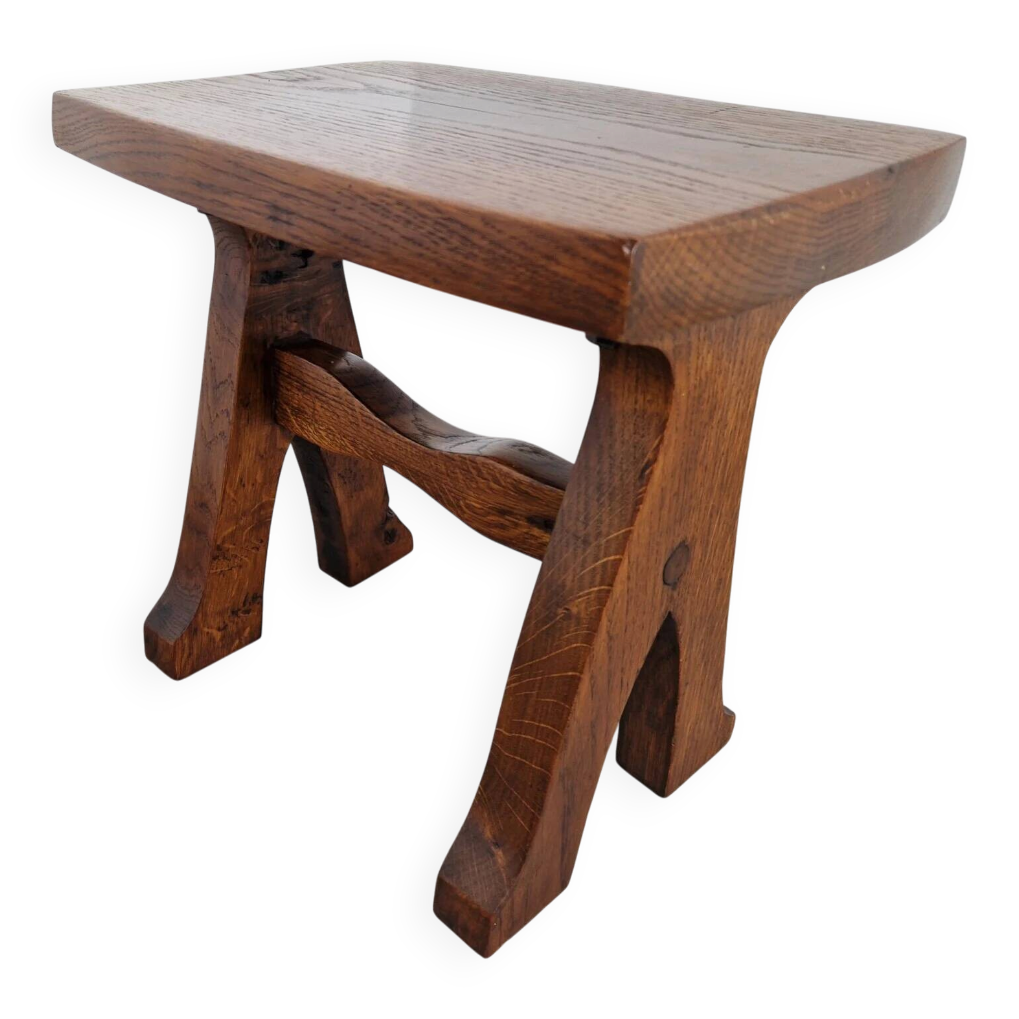 Tabouret en chêne | France années 1960