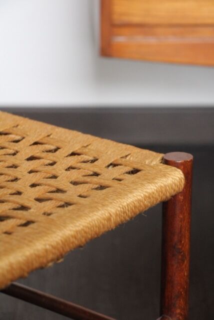 Scandinavian teak and rope 1960