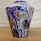 Vintage West Germany Scheurich Vase 507/20 Multicoloured Drip