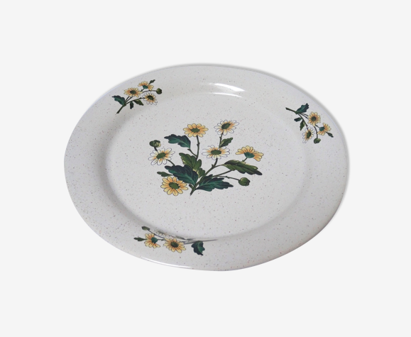 Assiette plate Saint-Amand