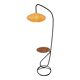 Lampadaire ( lampe & table ) en  acier tubulaire, ca 1960
