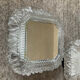 Pair of vintage 70s sconces in molded glass