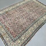 Vintage turkish rug 220x150 cm carpet central anatolian