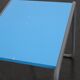 Table d'appoint bleue "B9 B" par Marcel Breuer / Thonet