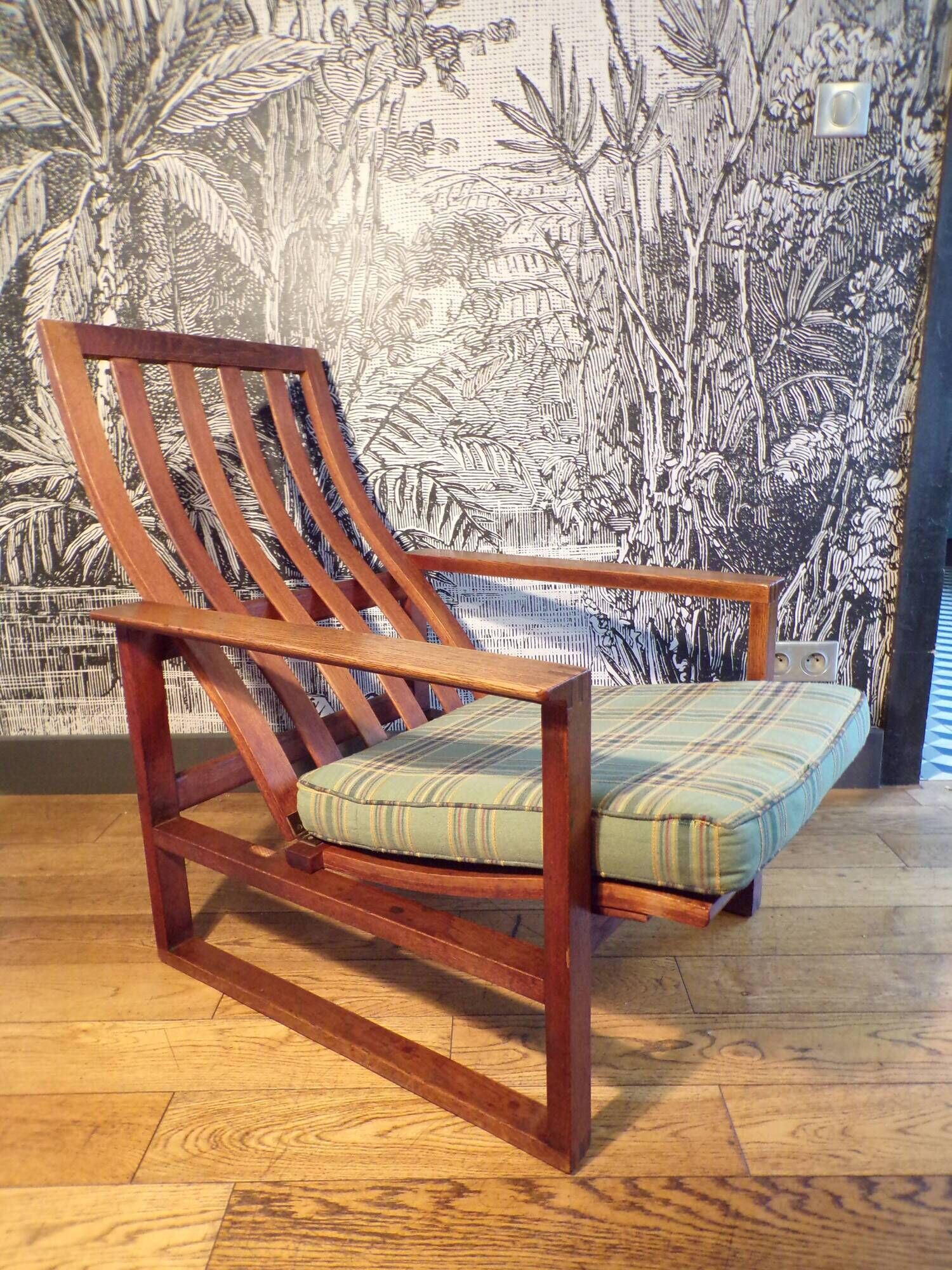 Reclining armchair by Borge Mogensen for Fredericia Denmark 1950s