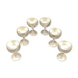 Strong silver alcohol cups in original velvet box