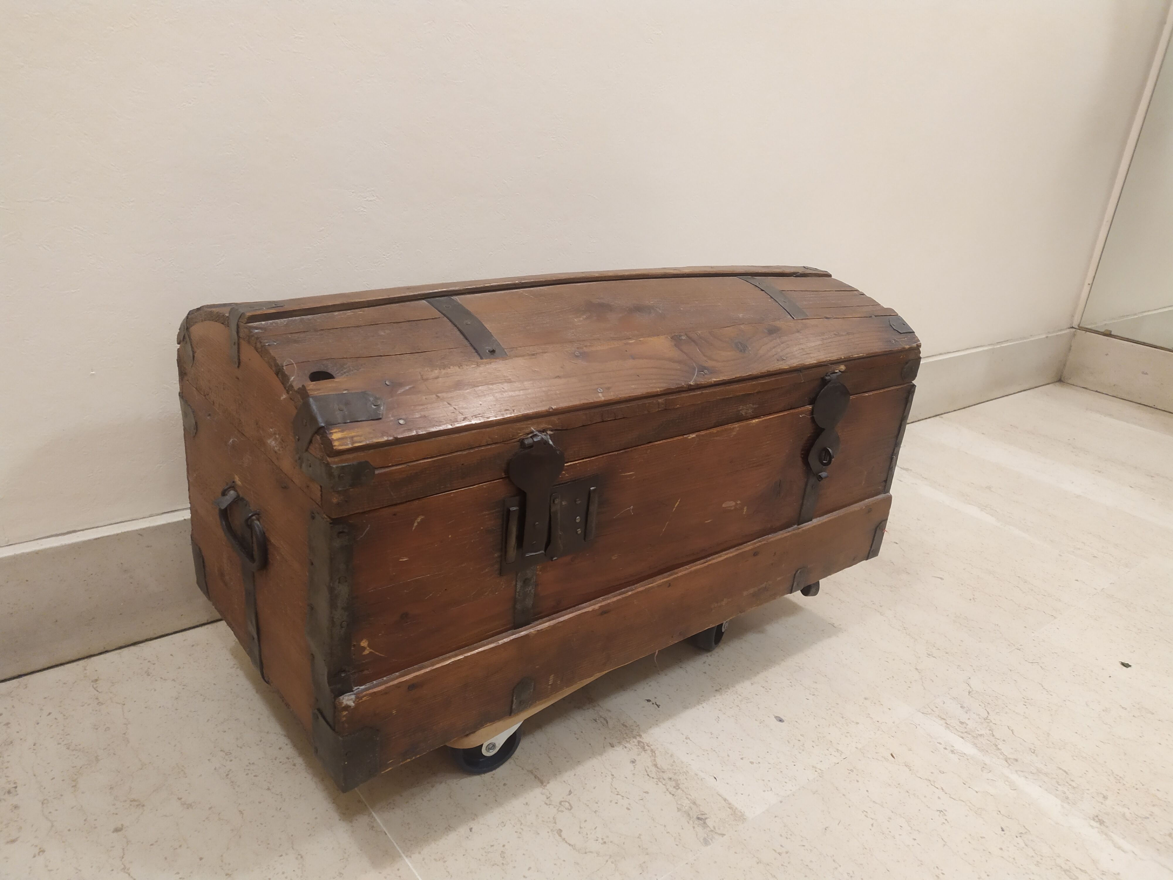 Large oak chest pirate style