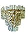 Kinkeldey applique verre cristal , Autriche 1970