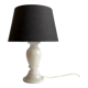 Lampe pieds en pierre d’albatre vintage