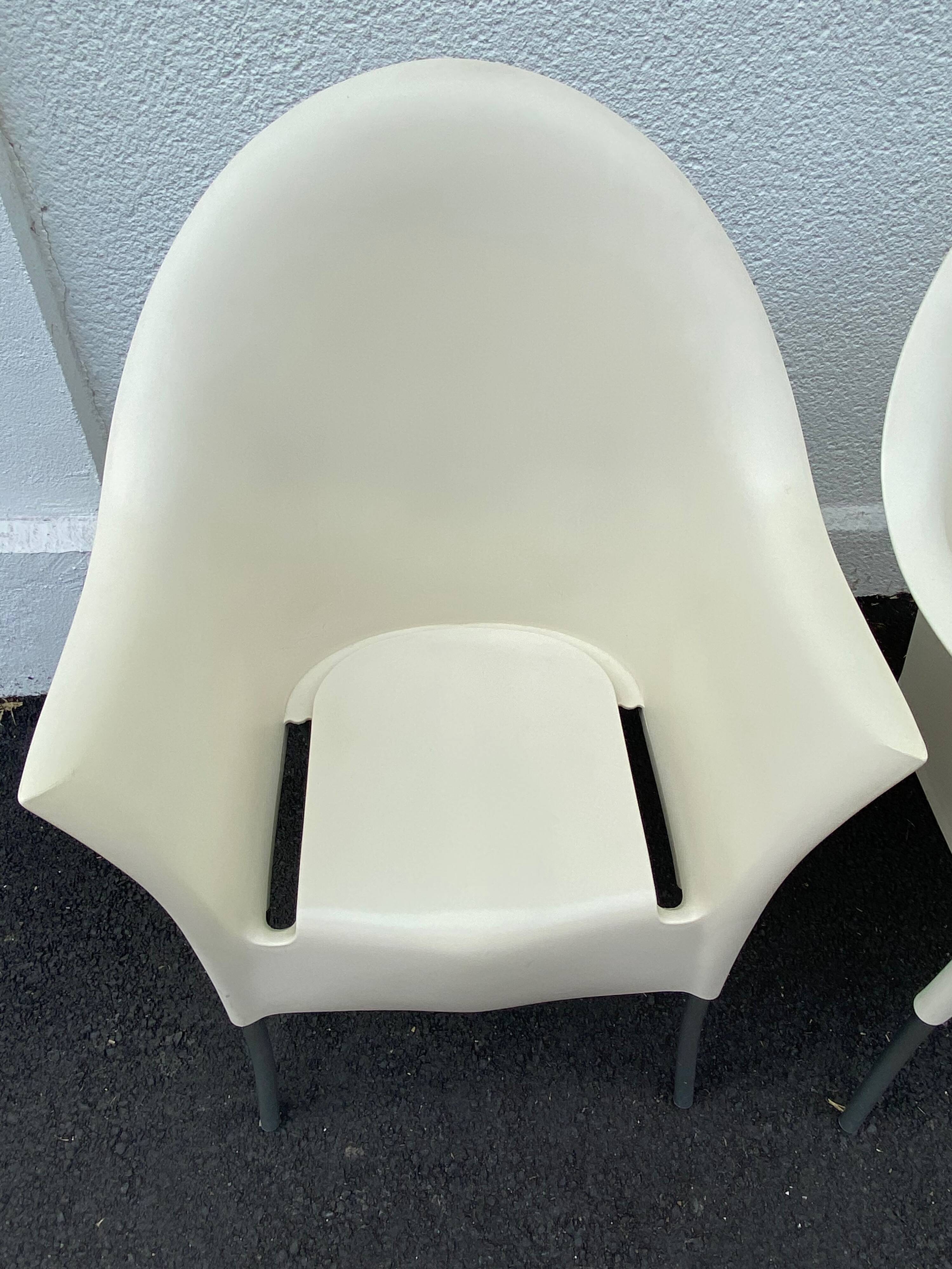 Pair of Lord Yo armchairs by Starck