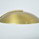 Mid century art deco / bauhaus brass table lamp by egon hillebrand 60s