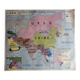 Vintage school map mdi Asia USSR - South America.