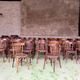 Set of 45 vintage bistro chairs