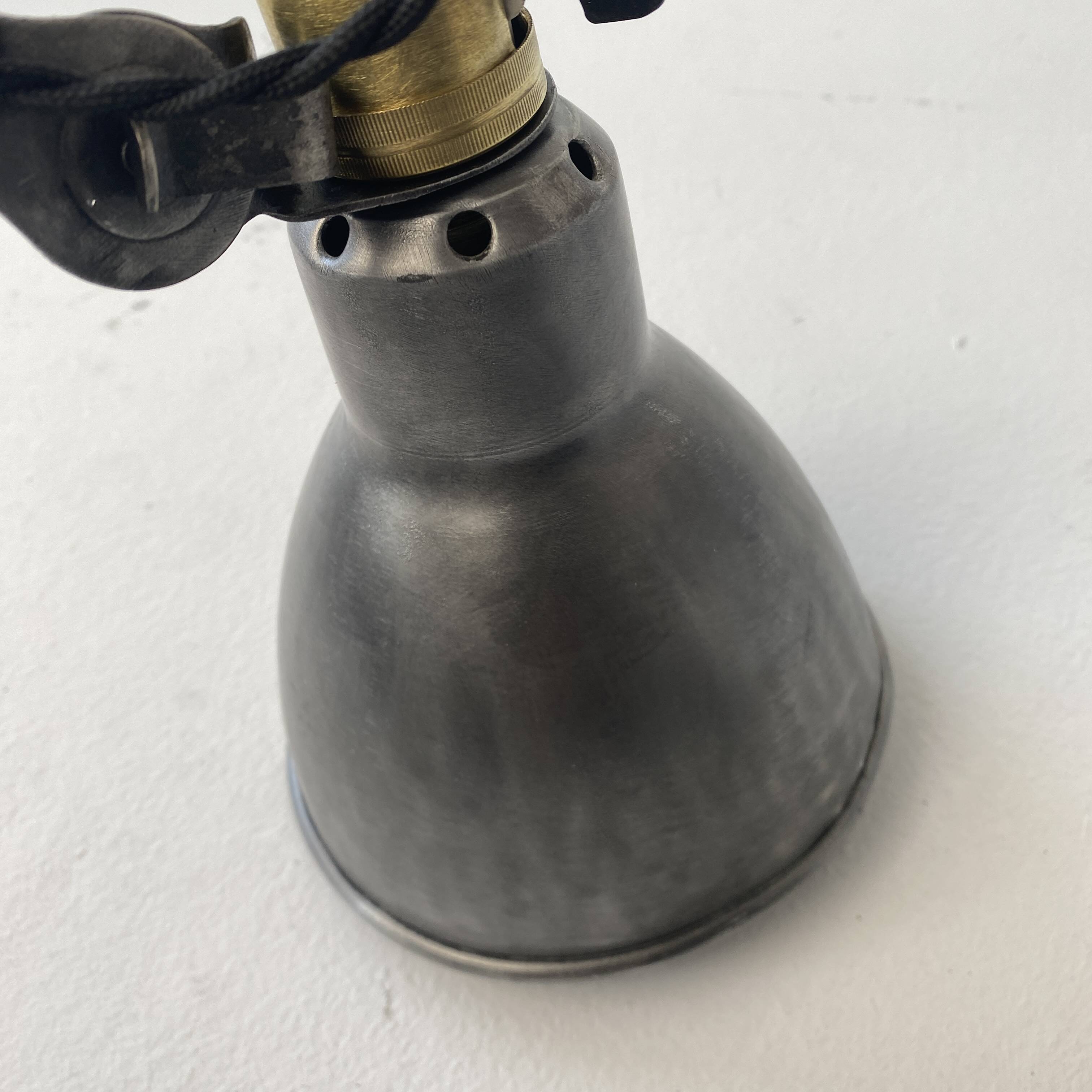 Old industrial wall lamp Gras Ravel No. 202