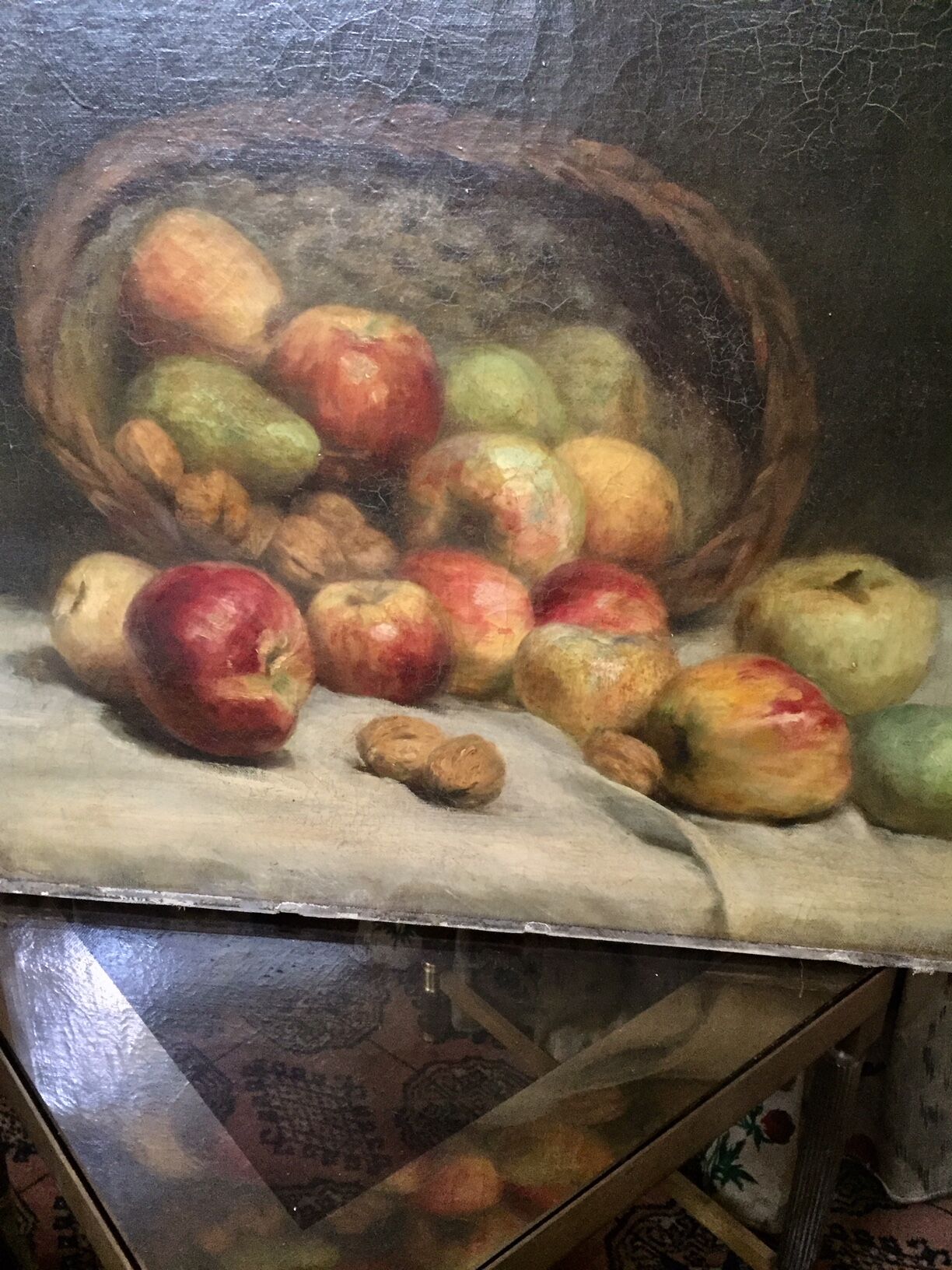 Painting oil on canvas 19th century